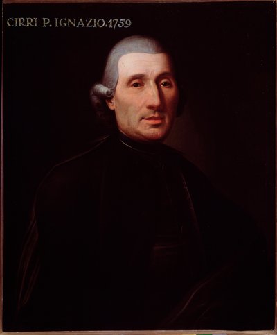 Portret van Ignazio Cirri (1711-1787) Italiaanse componist door Unknown artist