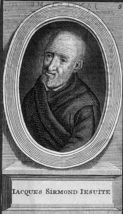 Portret van Jacques Sirmond, Jezuïet door Unknown artist