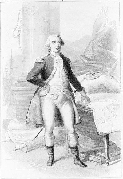 Portret van Jean-Francois Galaup, Graaf van La Perouse (Jean Francois Laperouse) door Unknown artist