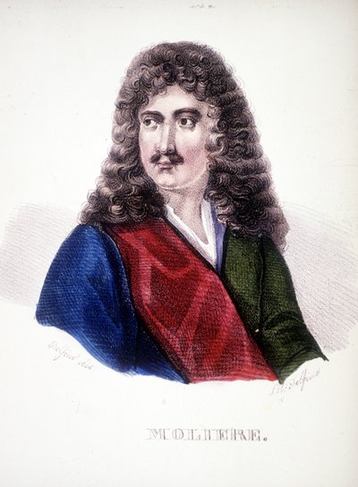 Portret van Jean Baptiste Pocquelin, bekend als 
