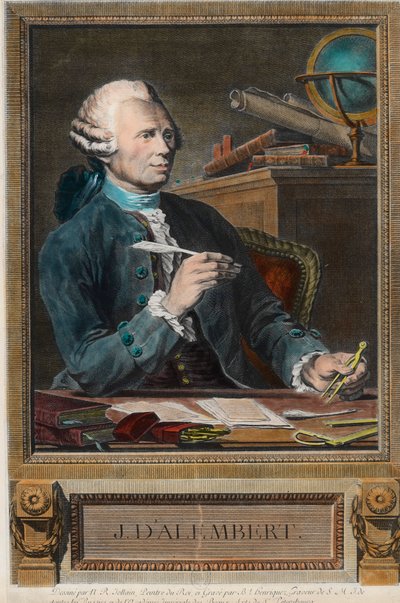 Portret van Jean Le Rond d