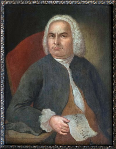 Portret van Johann Sebastian Bach door Unknown artist