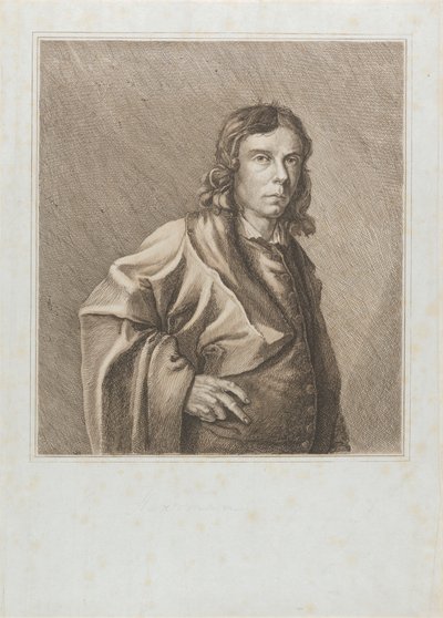 Portret van John Flaxman door Unknown artist