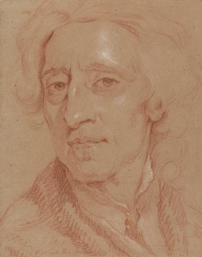 Portret van John Locke, de filosoof door Unknown artist
