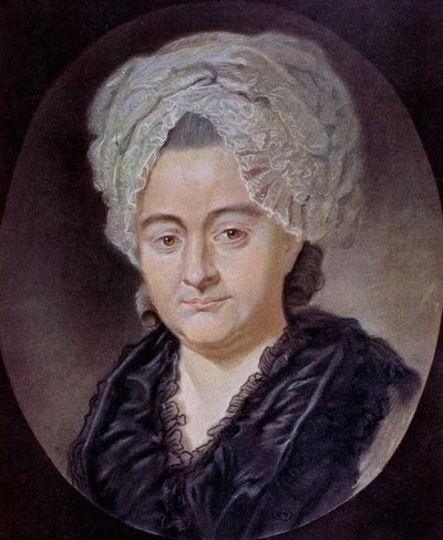 Portret van Katharina Elisabeth Textor door Unknown artist