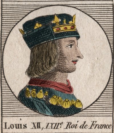 Portret van koning Lodewijk XII door Unknown artist