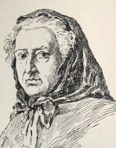 Portret van Louise Ackermann door Unknown artist