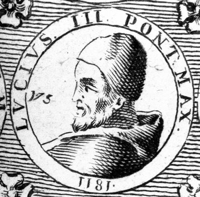 Portret van Lucius III (? - 1185) door Unknown artist