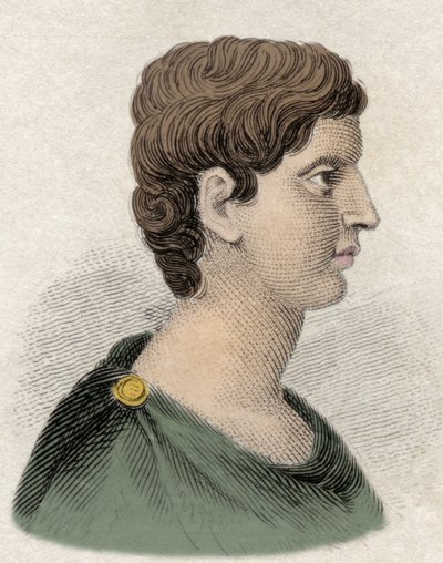Portret van Marcus Antonius, Romeins generaal en staatsman door Unknown artist