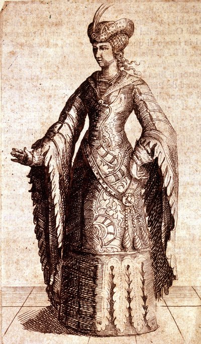 Portret van Margarita van Oostenrijk (1480-1530), dochter van Maximiliaan I door Unknown artist