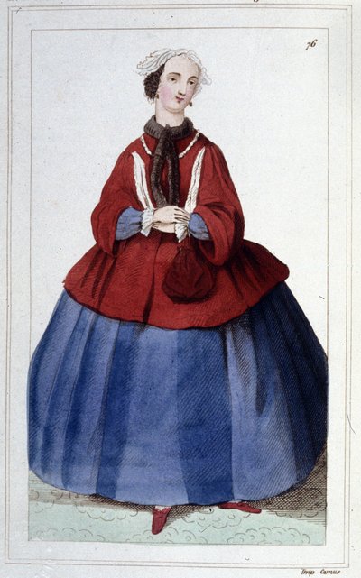 Portret van Marguerite de LUSSAN, Franse letterkundige (1682-1758). door Unknown artist