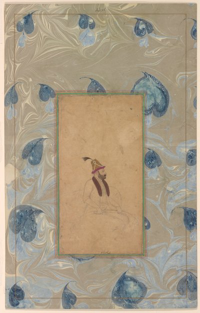 Portret van Nadir Shah door Unknown artist