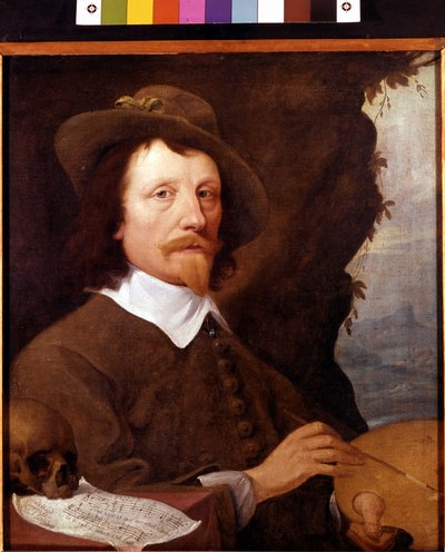 Portret van Nicholas Lanier (Laniere) door Unknown artist