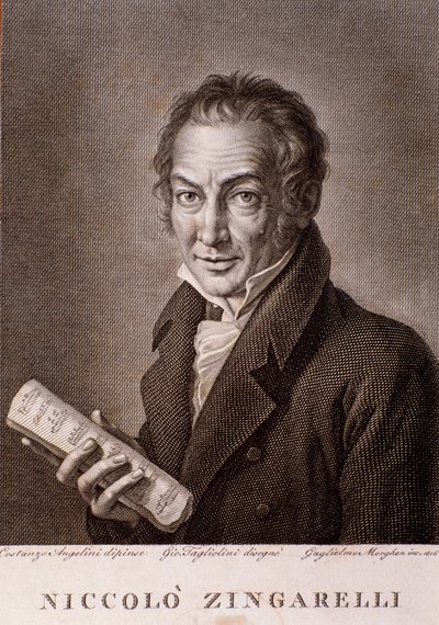 Portret van Nicola Antonio Zingarelli door Unknown artist