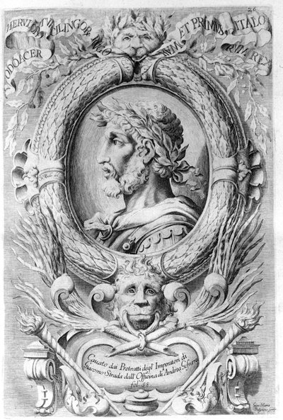 Portret van Odoaker (433 - 493) door Unknown artist