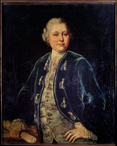 Portret van Pasquale Potenza, Italiaanse castraat door Unknown artist