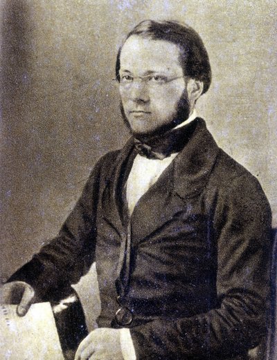 Portret van Pasteur in 1852 door Unknown artist