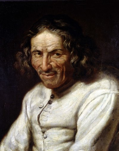 Portret van Paul Scarron (1610-1660), Schrijver - Olieverf op doek, Musée de Tessée, Le Mans door Unknown artist