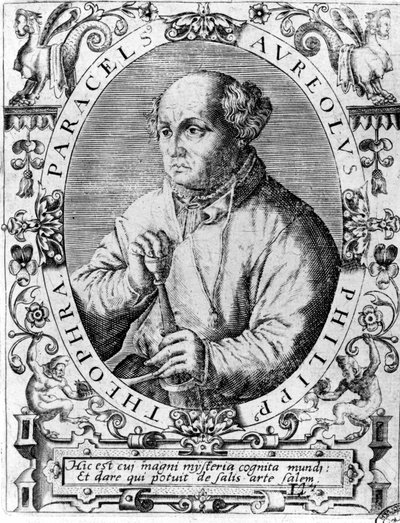 Portret van Philippus Aureolus Theophrastus Bombastus von Hohenheim Paracelsus door Unknown artist