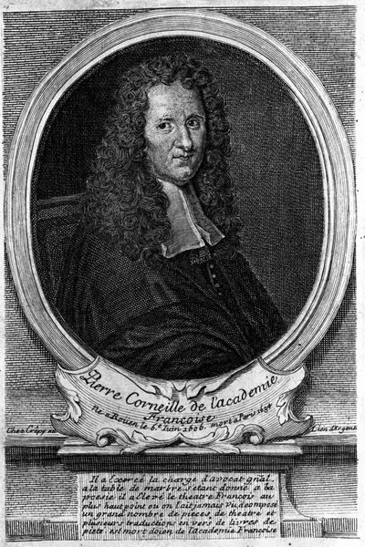 Portret van Pierre Corneille (1606 - 1684). door Unknown artist