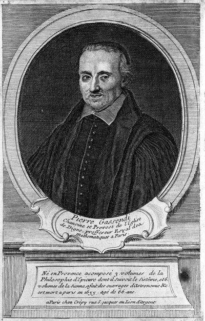 Portret van Pierre Gassendi (1592 - 1655), filosoof en geleerde. door Unknown artist