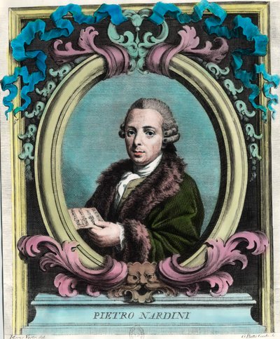Portret van Pietro Nardini door Unknown artist