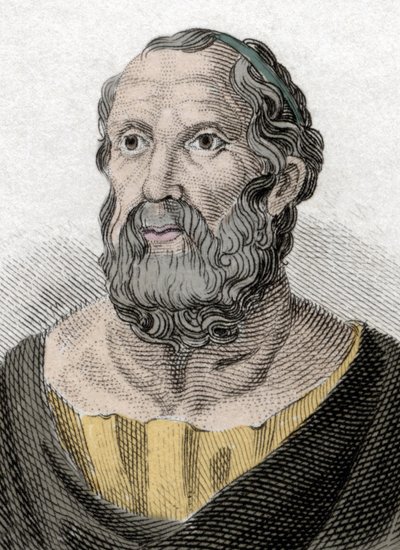 Portret van Plato (428-348 v.Chr.), filosoof van het oude Griekenland door Unknown artist