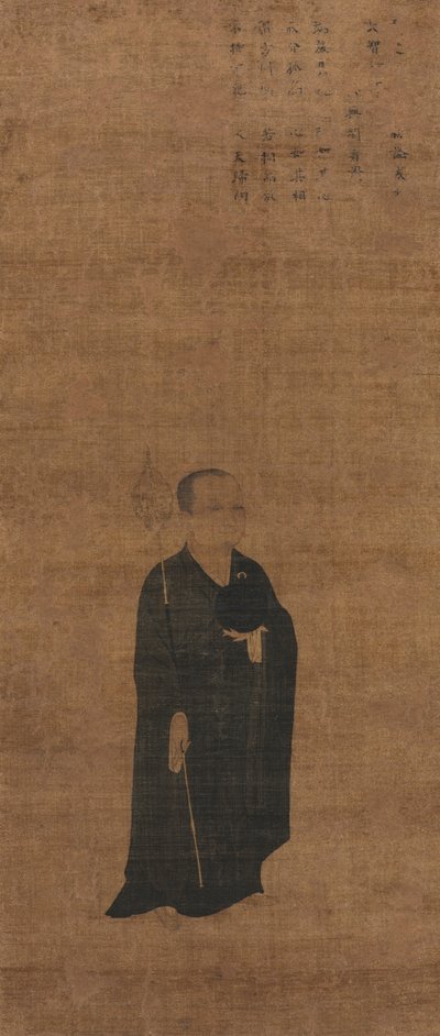 Portret van priester Dazhi (1048-1116), de meester van de wet door Unknown artist