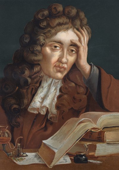 Portret van Robert Boyle (1627 - 1691), Ierse natuurkundige en chemicus. gebaseerd op 