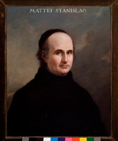 Portret van Stanislao Mattei (1750-1825) Italiaanse componist door Unknown artist