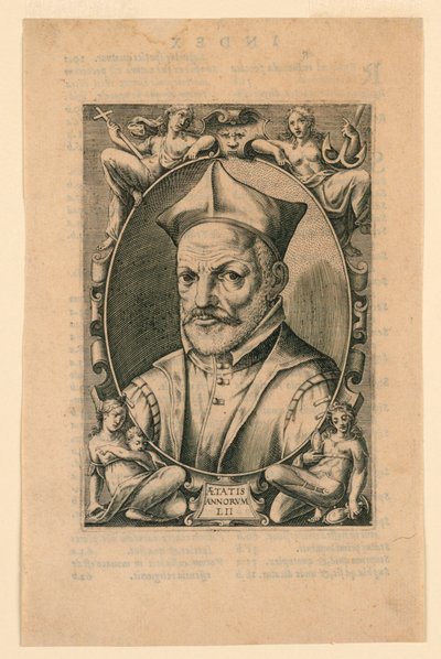 Portret van een Kardinaal door Unknown artist
