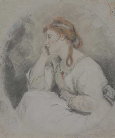Portret van een dame door Unknown artist