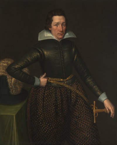 Portret van een man door Unknown artist