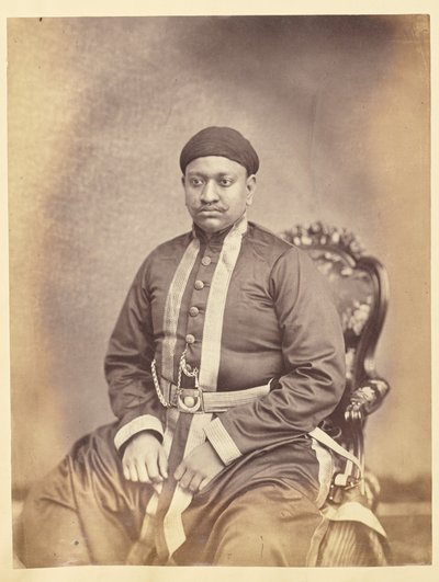 [Portret van een man, India]. door Unknown artist