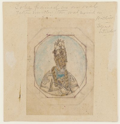 Portret van een Mughal heerser door Unknown artist