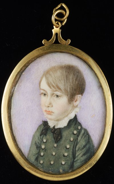 Portret van een jonge jongen, vroeger gedacht Horatio Nelson te zijn, ca. 1810 door Unknown artist
