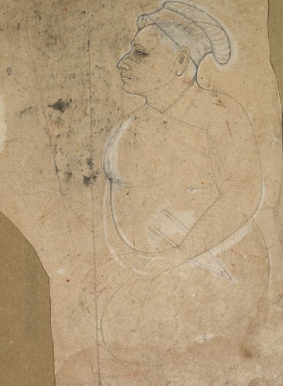 Portret van een Oudere Man door Unknown artist