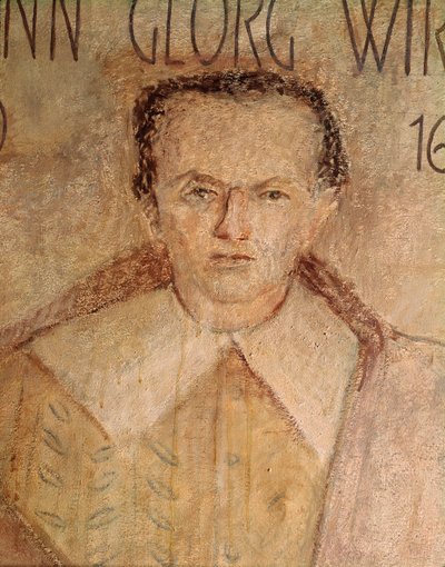 Portret van de Duitse arts Jean-George Wirsung door Unknown artist