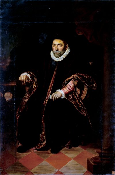 Portret van de Doge van Genua Prospero Centurione Fattinanti (ca. 1510-1581) door Unknown artist