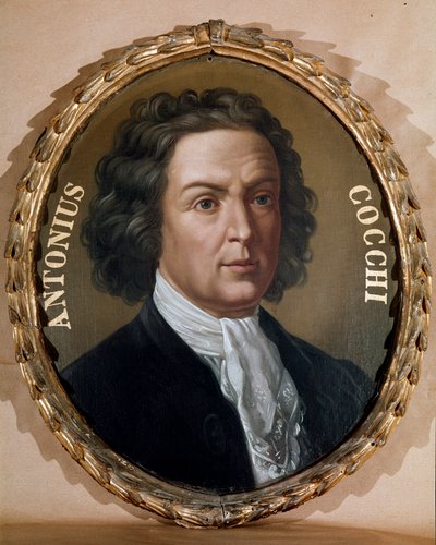 Portret van de Italiaanse arts en schrijver Antonio Cocchi (1695-1758) door Unknown artist