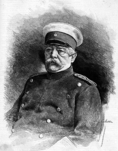 Portret van de Prins van Bismarck (1815 - 1898) door Unknown artist