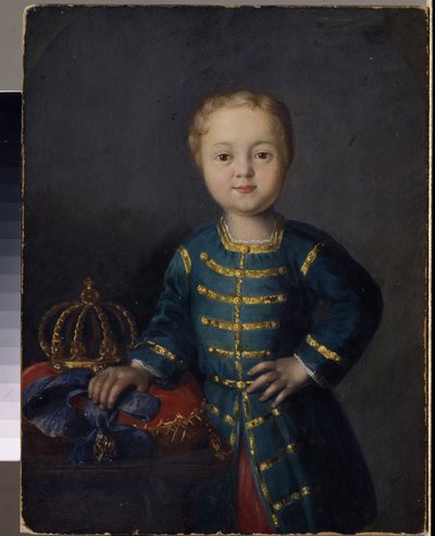 Portret van de tsaar van Rusland Ivan VI Antonovitsj door Unknown artist