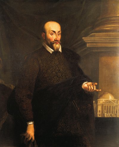Portret van de architect, Andrea Palladio door Unknown artist