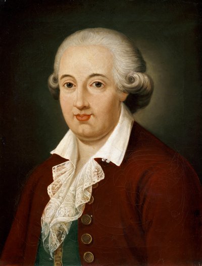 Portret van de componist Domenico Cimarosa door Unknown artist