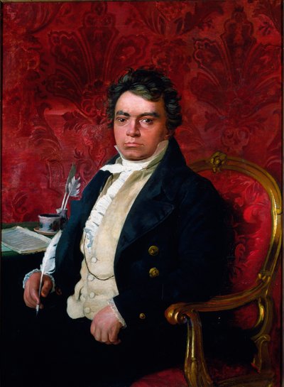 Portret van de componist Ludwig van Beethoven door Unknown artist