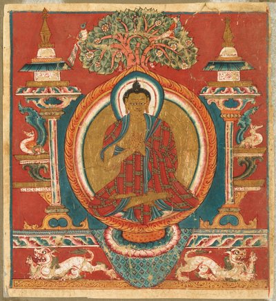 Prediking van Sakyamuni door Unknown artist