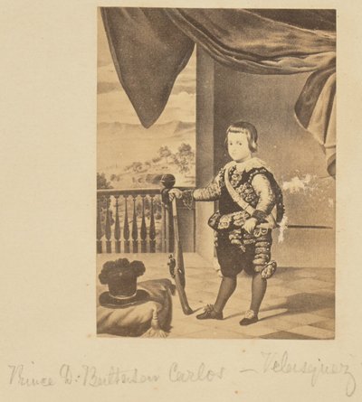 Prins D. Baltasar Carlos - Velasquez door Unknown artist