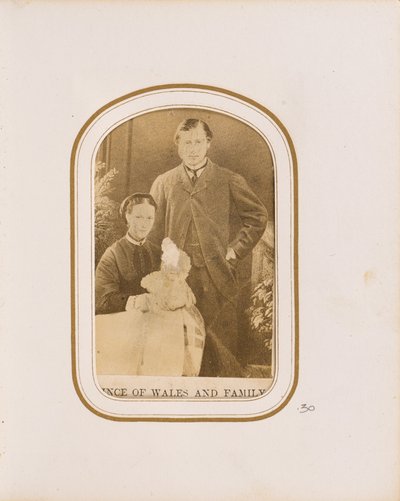 Prins van Wales en zijn gezin door Unknown artist