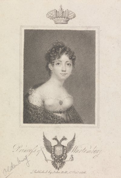 Prinses van Württemberg door Unknown artist