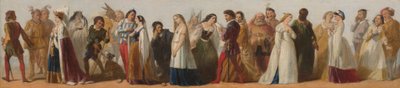 Processie van Personages uit Shakespeare
